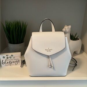 Kate Spade ♠️ White Backpack NWOT